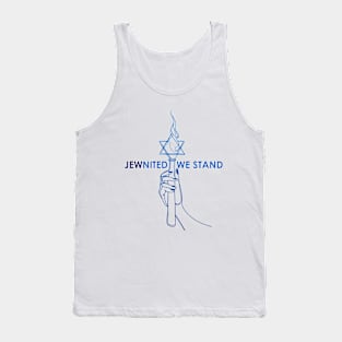 JEWnited we stand  - Shirts in solidarity with Israel Tank Top